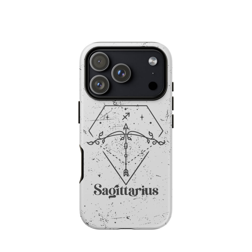 Sagittarius Zodiac iPhone 17 Pro Max Tough Case - Matte Finish - https://ascensionemporium.net